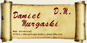 Daniel Murgaški vizit kartica